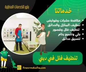 شركة تنظيف حدائق في دبي